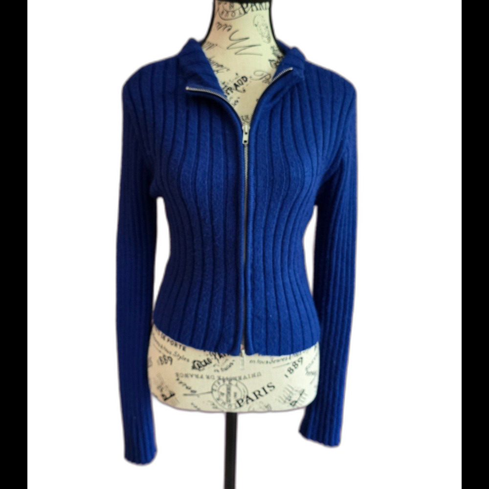 Garage zip-up sweater top